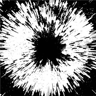 Kusursuz vektör soyut dokulu desen. Tek renkli fırça izleri, lekeler, doku. Beyaz arka planda siyah boya lekesi. Duvar kağıdı, ambalaj kağıdı, tekstil, doku tasarımı için Grunge illüstrasyonu