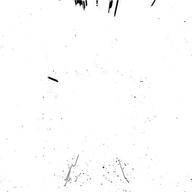 Kusursuz vektör soyut dokulu desen. Tek renkli fırça izleri, lekeler, doku. Beyaz arka planda siyah boya lekesi. Duvar kağıdı, ambalaj kağıdı, tekstil, doku tasarımı için Grunge illüstrasyonu