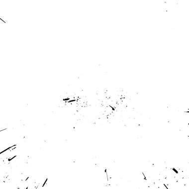 Kusursuz vektör soyut dokulu desen. Tek renkli fırça izleri, lekeler, doku. Beyaz arka planda siyah boya lekesi. Duvar kağıdı, ambalaj kağıdı, tekstil, doku tasarımı için Grunge illüstrasyonu