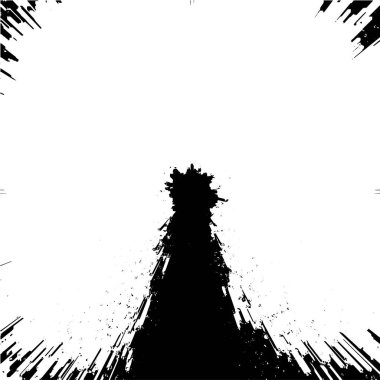 Beyaz ve siyah desenli, toz ve lekeli sıkıntılı bir arka plan. Soyut vektör çizimi. soyut vektör illüstrasyonu.