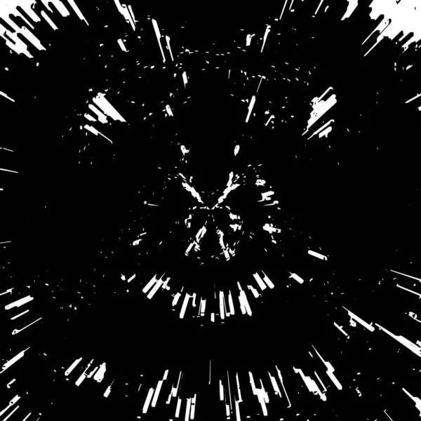 Abstracte Explosie Achtergrond Vector Zwart Wit — Stockvector