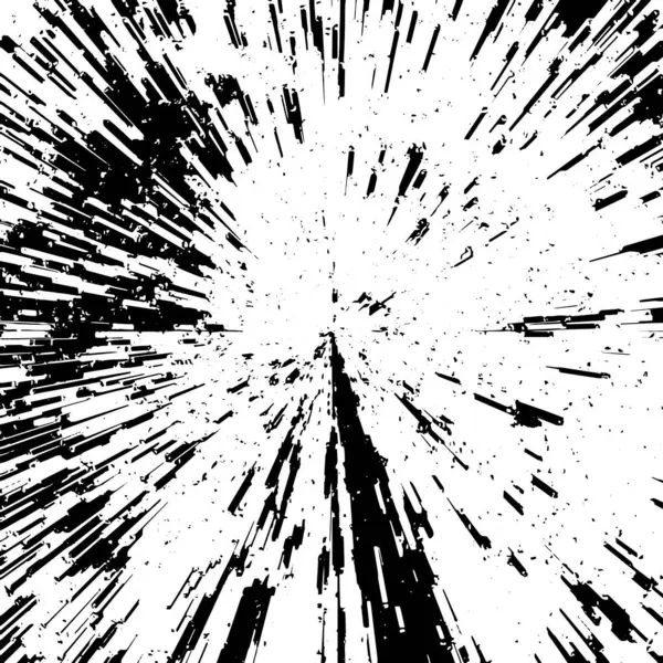Monokrom Parçacıkları Soyut Doku Grunge Siyah Beyaz Desen — Stok Vektör