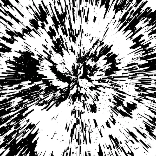 Partículas Monocromáticas Textura Abstrata Grunge Padrão Preto Branco — Vetor de Stock