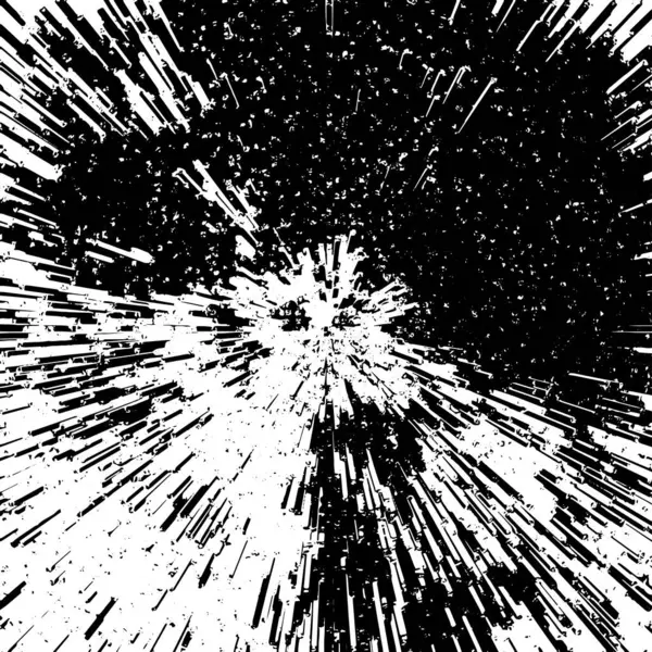 モノクロ粒子抽象テクスチャー ブラックとホワイトパターン — ストックベクタ