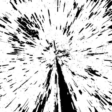 Soyut monokrom çizimi. Siyah ve beyaz grunge doku arkaplanı. 