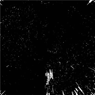 Beyazın soyut siyah vuruşları. Koyu renk boya dokusu