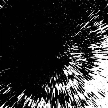 Beyaz üzerine siyah vuruşlar. Koyu soyut renk boya dokusu