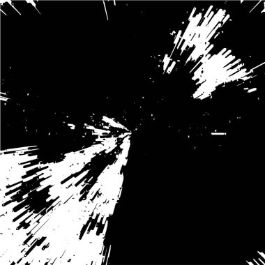 Beyaz üzerine siyah vuruşlar. Koyu soyut renk boya dokusu