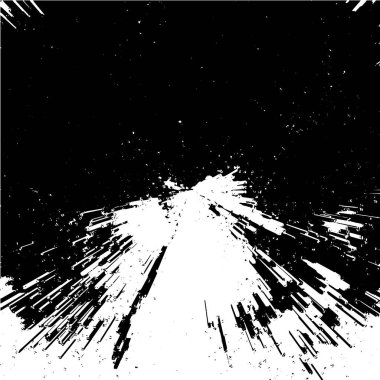 Beyaz üzerine siyah vuruşlar. Koyu soyut renk boya dokusu