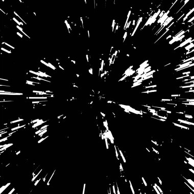 Grunge siyah ve beyaz soyut arka plan. Çizikler, çipler ve çatlaklarla eski bir yüzey. Toprak, leke, sürtünme için desen. Doku monokrom koyu