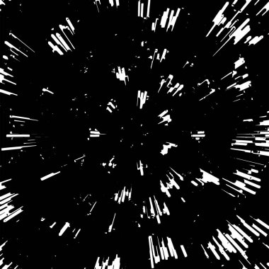 Grunge siyah ve beyaz soyut arka plan. Çizikler, çipler ve çatlaklarla eski bir yüzey. Toprak, leke, sürtünme için desen. Doku monokrom koyu