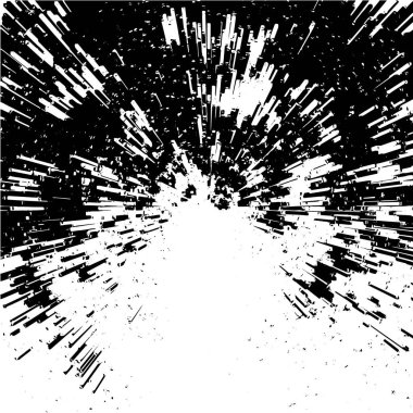 Grunge siyah ve beyaz soyut arka plan. Çizikler, çipler ve çatlaklarla eski bir yüzey. Toprak, leke, sürtünme için desen. Doku monokrom koyu