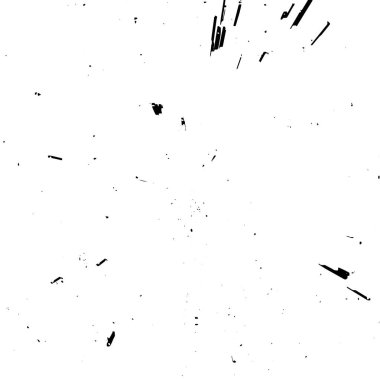 Grunge siyah ve beyaz soyut arka plan. Çizikler, çipler ve çatlaklarla eski bir yüzey. Toprak, leke, sürtünme için desen. Doku monokrom koyu