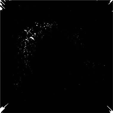 Beyaz kağıtta siyah fırça darbeleri. Koyu soyut renk boya dokusu