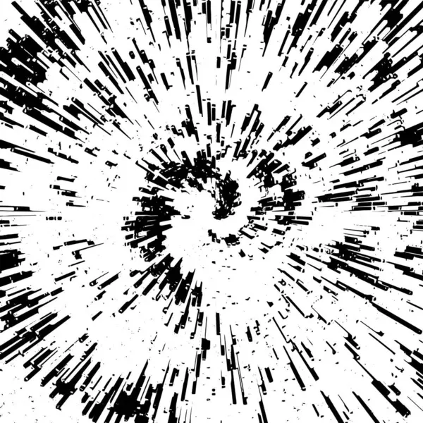 Abstrakte Monochrome Illustration Schwarz Weißer Grunge Hintergrund — Stockvektor