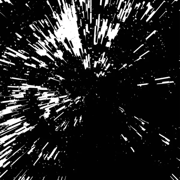 Grunge Černobílé Abstraktní Pozadí Ročník Starý Povrch Škrábancích Třískách Prasklinách — Stockový vektor