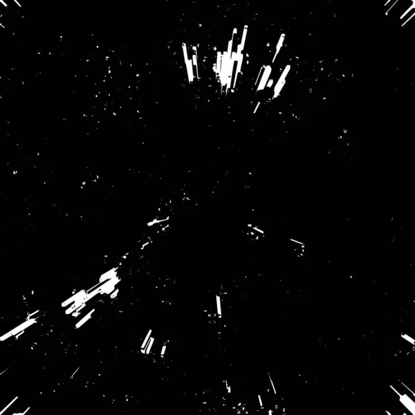 Grunge Fond Abstrait Noir Blanc Vieille Surface Vintage Rayures Copeaux — Image vectorielle