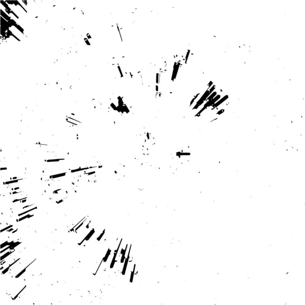 Черно Белый Фон Винтажная Старая Поверхность Царапинах Чипах Трещинах Образец — стоковый вектор