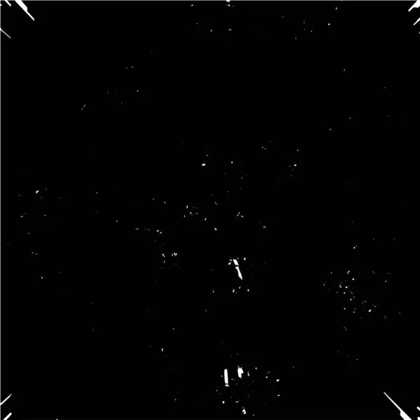 Черно Белый Фон Винтажная Старая Поверхность Царапинах Чипах Трещинах Образец — стоковый вектор