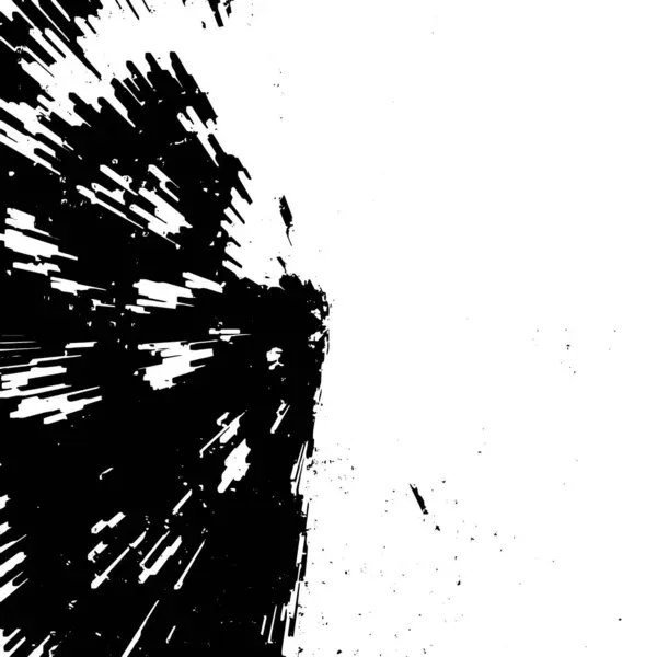 黒と白の抽象的な背景のグラウンジ 亀裂のヴィンテージの古い表面 オフを印刷するためのパターン テクスチャ モノクロ ダーク — ストックベクタ