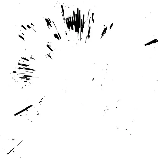 白い紙に黒いブラシのストローク ダーク抽象カラーペイントテクスチャ — ストックベクタ