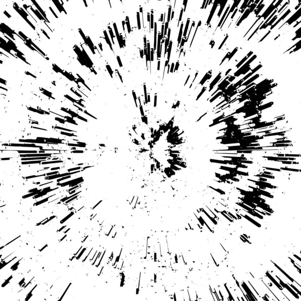Fondo Blanco Negro Textura Abstracta Explosión Ilustración Vectorial — Vector de stock