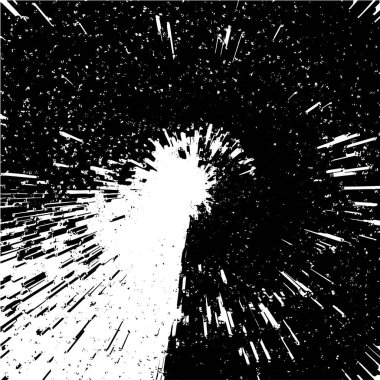 patlama soyut dokusu, siyah beyaz arkaplan, vektör illüstrasyonu     