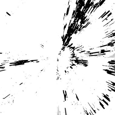 siyah ve beyaz arkaplan, patlama soyut doku, vektör illüstrasyonu    