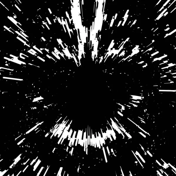 Έκρηξη Αφηρημένη Υφή Μαύρο Και Άσπρο Φόντο Διανυσματική Απεικόνιση — Διανυσματικό Αρχείο