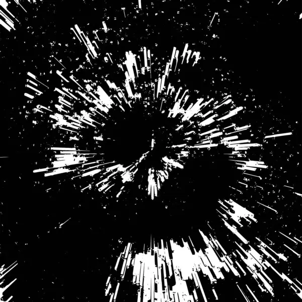 Fond Noir Blanc Texture Abstraite Explosion Illustration Vectorielle — Image vectorielle