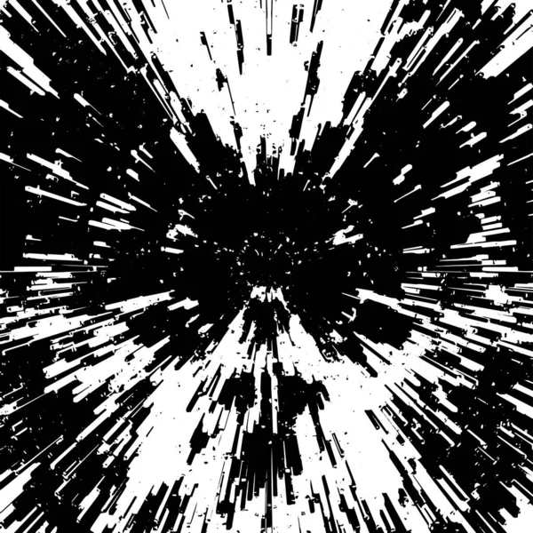 Черный Белый Фон Абстрактная Текстура Взрыва Векторная Иллюстрация — стоковый вектор