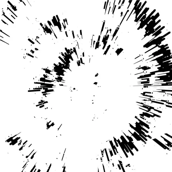 Výbuch Černé Bílé Pozadí Abstraktní Textura — Stockový vektor