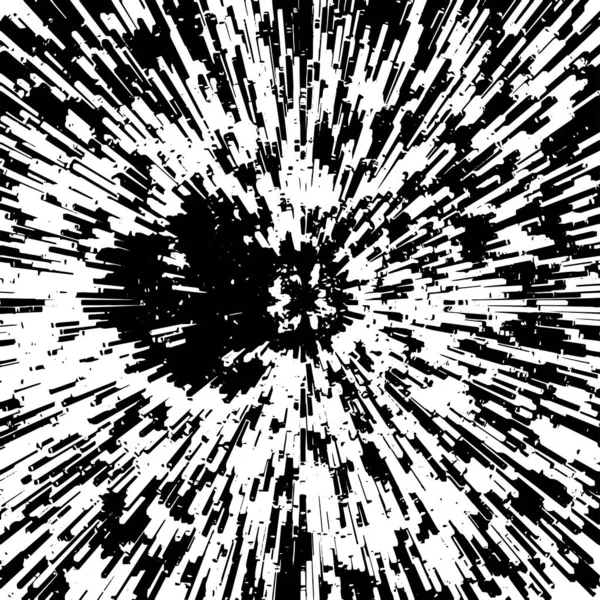 Explosie Zwart Wit Achtergrond Abstracte Textuur — Stockvector