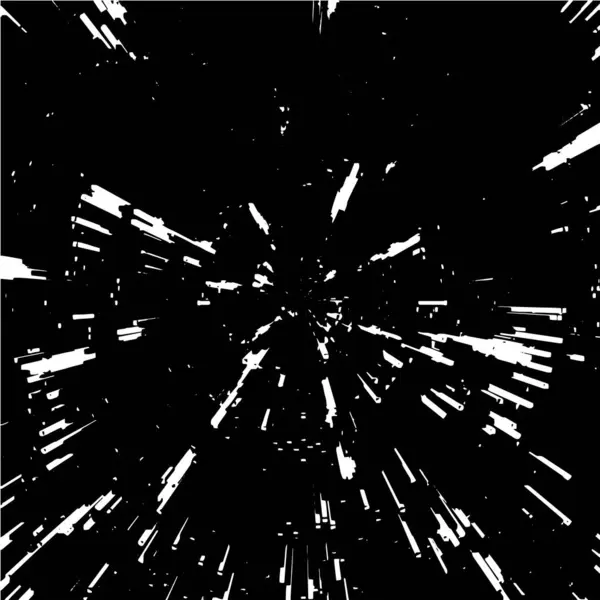 Explosie Zwart Wit Achtergrond Abstracte Textuur — Stockvector