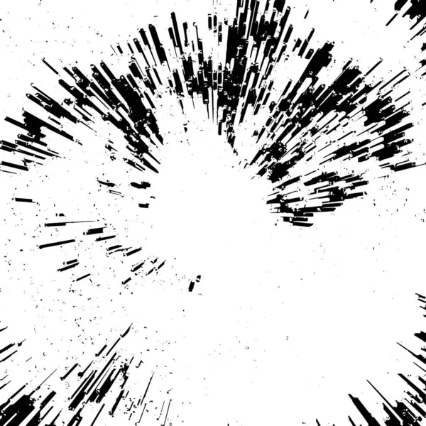 Výbuch Černé Bílé Pozadí Abstraktní Textura — Stockový vektor
