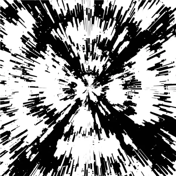 Абстрактный Черно Белый Фон Взрыв — стоковый вектор