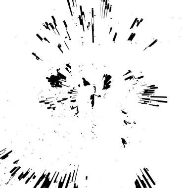 Siyah ve beyaz grunge doku arka planı. Soyut tek renkli illüstrasyon.