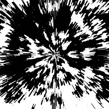 Vektör çizimi. Soyut siyah ve beyaz monokrom arkaplanı.     