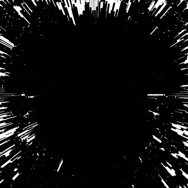 Černobílý Grunge Tísňová Textura Překrytí — Stockový vektor