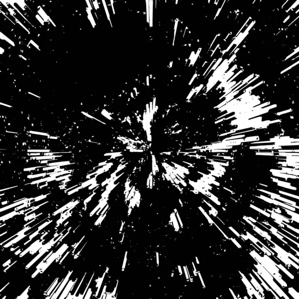 Zwarte Witte Grunge Textuur Achtergrond Abstracte Monochrome Illustratie — Stockvector