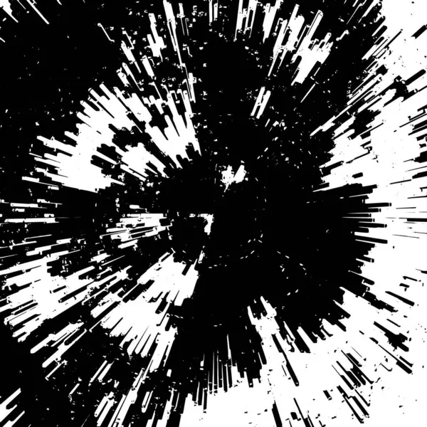 Vektorillustration Abstrakter Schwarz Weißer Monochromer Hintergrund — Stockvektor