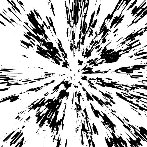 抽象的な黒と白のモノクロのテクスチャ グラウンジの背景 — ストックベクタ
