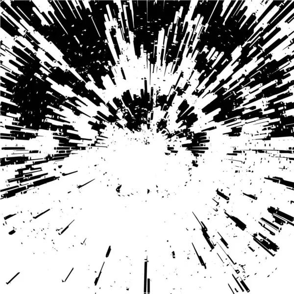 Textura Grunge Preto Branco Fundo Monocromático Abstrato — Vetor de Stock