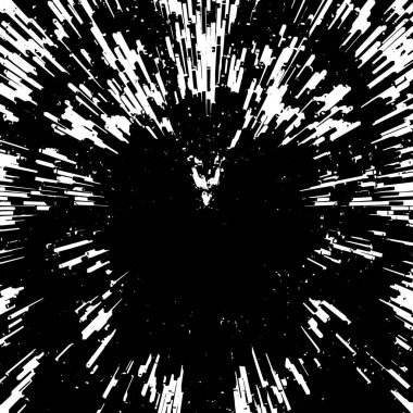 Grunge siyah beyaz desen. Monokrom soyut dokusu. Çatlakların, sürtünmelerin, çiplerin, lekelerin, mürekkep lekelerinin, çizgilerin geçmişi. Koyu tasarım arka plan yüzeyi