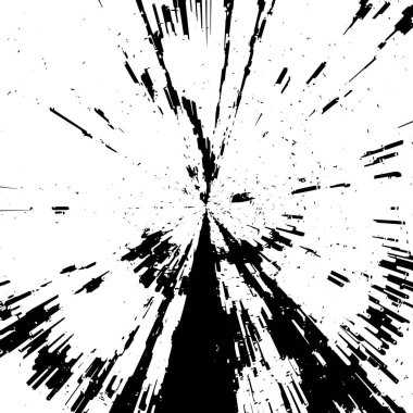 Grunge siyah beyaz desen. Monokrom soyut dokusu. Çatlakların, sürtünmelerin, çiplerin, lekelerin, mürekkep lekelerinin, çizgilerin geçmişi. Koyu tasarım arka plan yüzeyi