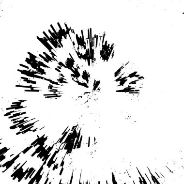 Grunge siyah beyaz desen. Monokrom soyut dokusu. Çatlakların, sürtünmelerin, çiplerin, lekelerin, mürekkep lekelerinin, çizgilerin geçmişi. Koyu tasarım arka plan yüzeyi