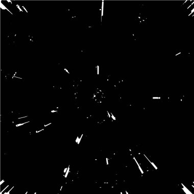 Grunge siyah beyaz desen. Monokrom soyut dokusu. Çatlakların, sürtünmelerin, çiplerin, lekelerin, mürekkep lekelerinin, çizgilerin geçmişi. Koyu tasarım arka plan yüzeyi