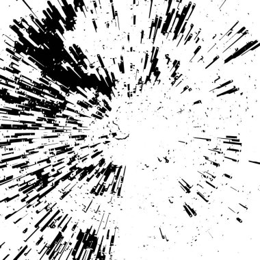 Grunge siyah beyaz desen. Monokrom soyut dokusu. Çatlakların, sürtünmelerin, çiplerin, lekelerin, mürekkep lekelerinin, çizgilerin geçmişi. Koyu tasarım arka plan yüzeyi