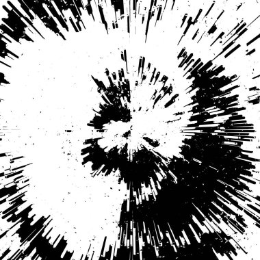 Grunge siyah beyaz desen. Monokrom soyut dokusu. Çatlakların, sürtünmelerin, çiplerin, lekelerin, mürekkep lekelerinin, çizgilerin geçmişi. Koyu tasarım arka plan yüzeyi