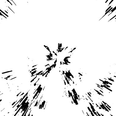 Soyut siyah beyaz arka plan, patlama. Vektör illüstrasyonu  